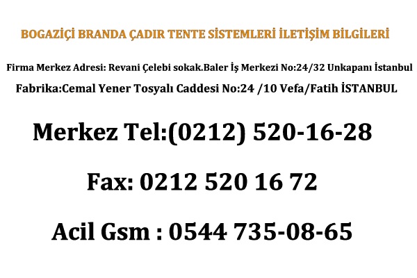 branda İstanbul İletişim Telefon Bilgileri